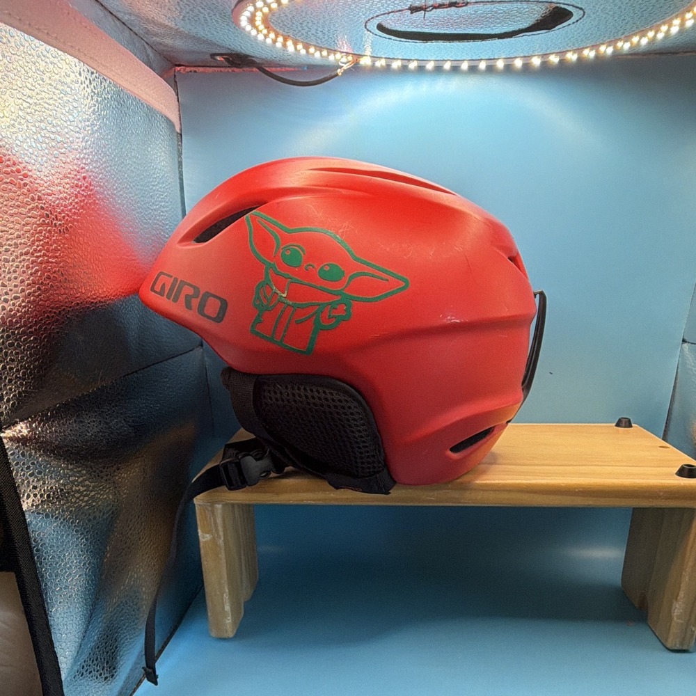Giro Ledge Hard Shell Winter Sport Helmet Adjustable Fit Red/Green/Black S-L